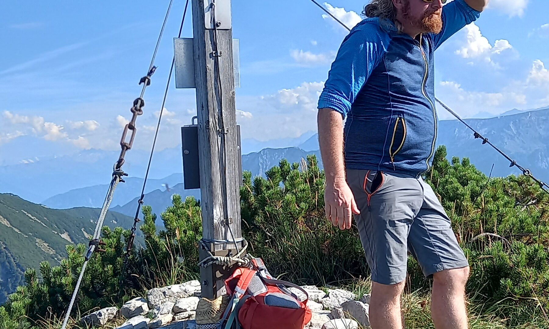 Jürgen schaut in die Ferne